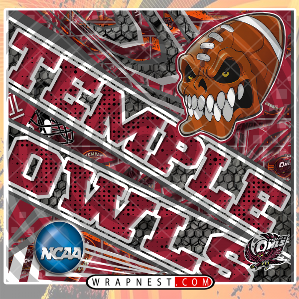 TEMPLE ANGRY SPORTS WRAP