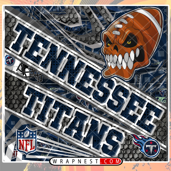 TITANS ANGRY FOOTBALL WRAP