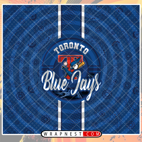 BLUE JAYS HANDKERCHIEF WRAP