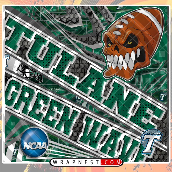 TULANE ANGRY SPORTS WRAP