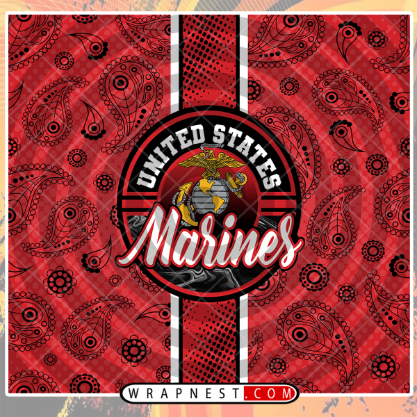 MARINE CORPS HANDKERCHIEF WRAP