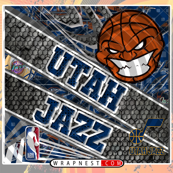 JAZZ ANGRY BASKETBALL WRAP