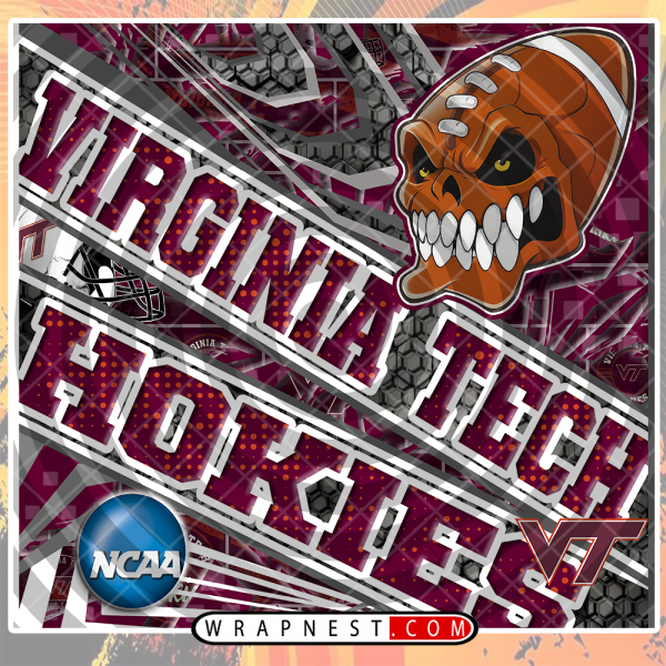 VIRGINIA TECH ANGRY SPORTS WRAP