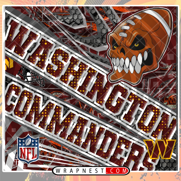 COMMANDERS ANGRY FOOTBALL WRAP