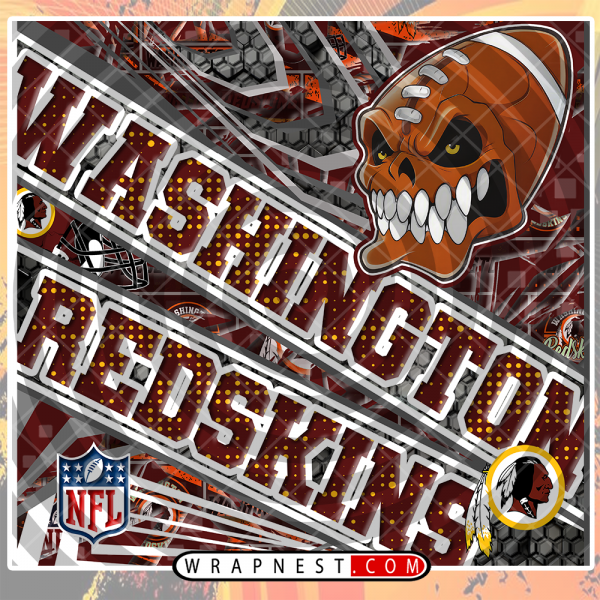 REDSKINS ANGRY FOOTBALL WRAP