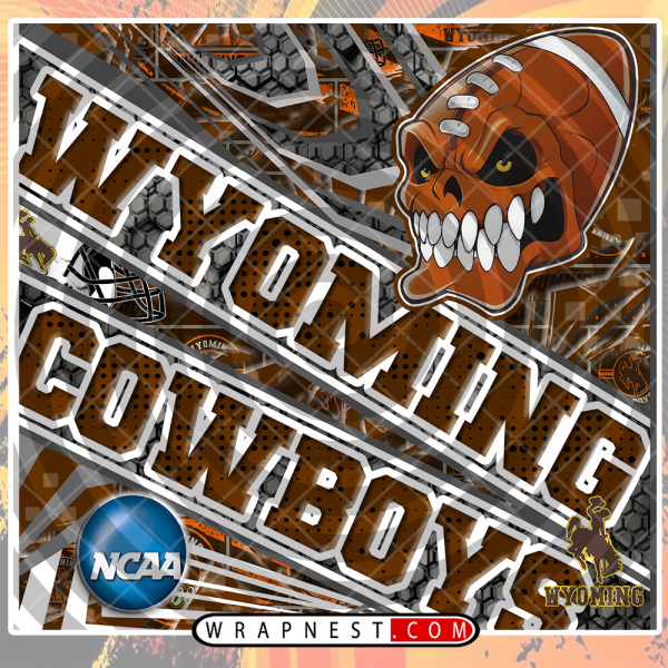 WYOMING ANGRY SPORTS WRAP