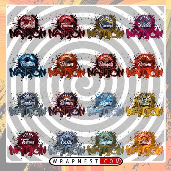 NFL NATION PNG BUNDLE