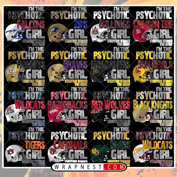 NCAA PSYCHO GIRL PNG BUNDLE