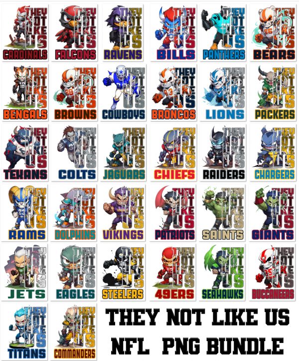 NFL MONSTER PNG BUNDLE