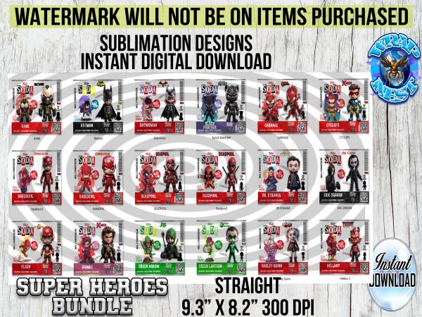 SUPER HEROES FUNKO SODA BUNDLE