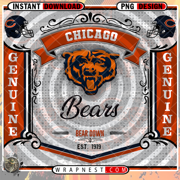 Chicago Bears Bud Wrap v4