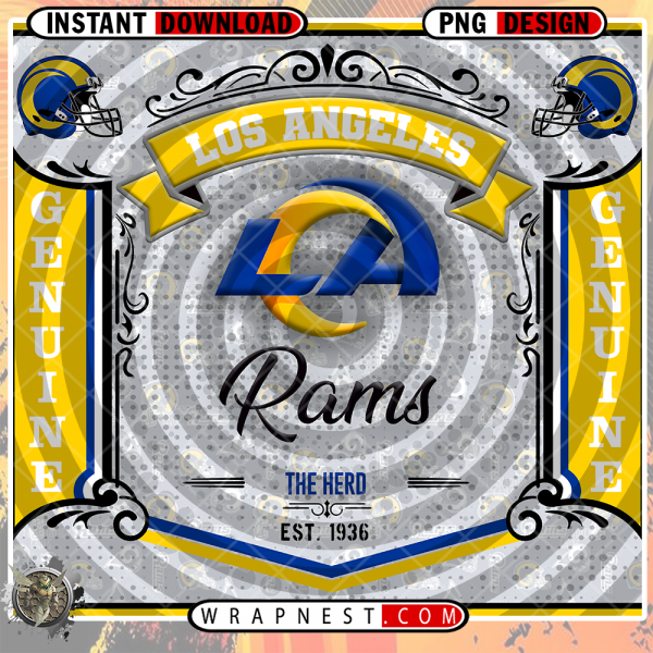 Los Angeles Rams Bud Wrap v4