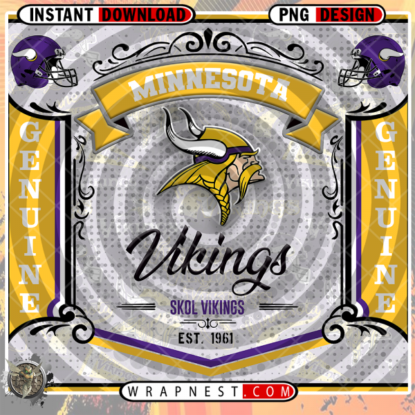 Minnesota Vikings Bud Wrap v4