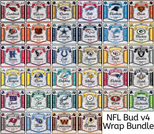 NFL BUD v4 WRAP BUNDLE