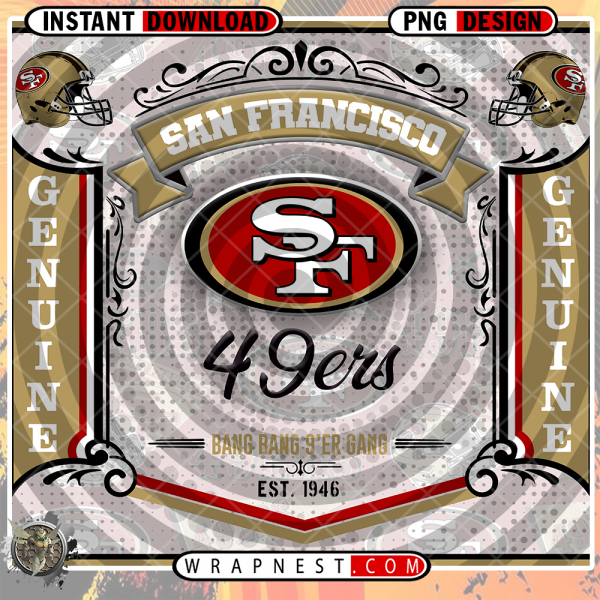 San Francisco 49ers Bud Wrap v4