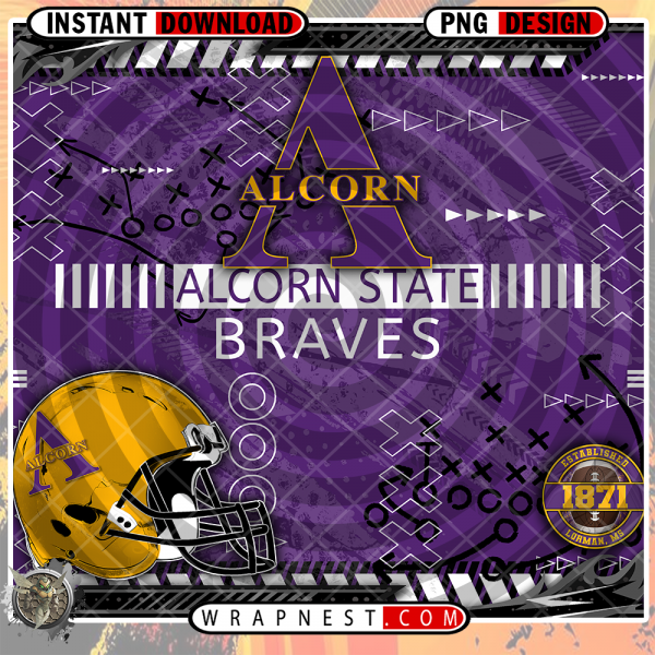 BRAVES X's & O's WRAP