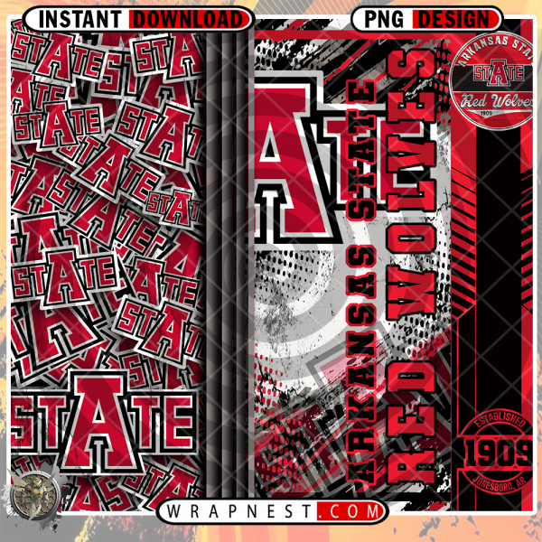 RED WOLVES SPORTS WRAP v5