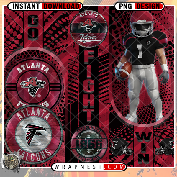 FALCONS GO FIGHT WIN WRAP