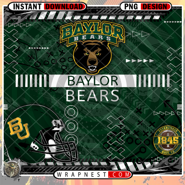 BEARS X's & O's WRAP