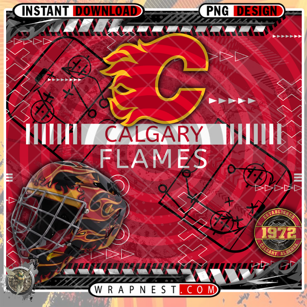 FLAMES X's & O's WRAP
