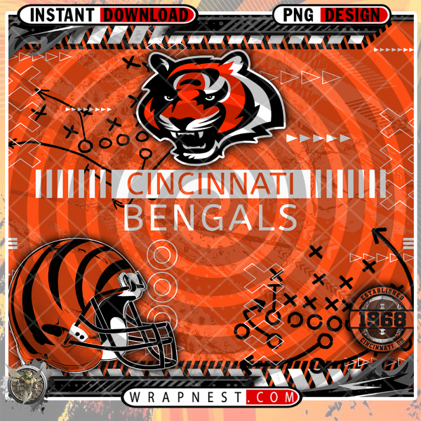 BENGALS X's & O's WRAP