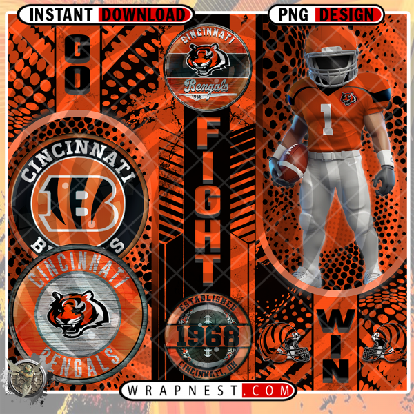 BENGALS GO FIGHT WIN WRAP