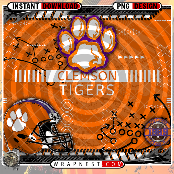 TIGERS X's & O's WRAP