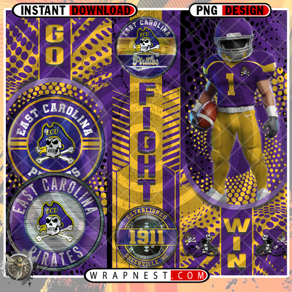 EAST CAROLINA GO FIGHT WIN WRAP