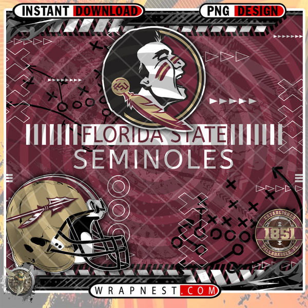 SEMINOLES X's & O's WRAP