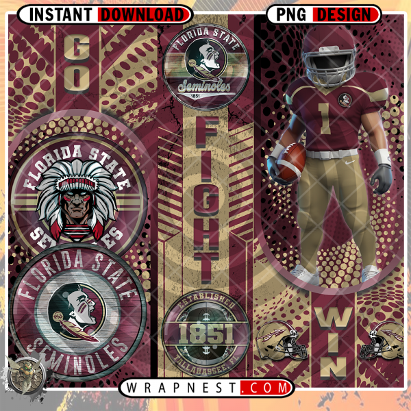 FLORIDA STATE GO FIGHT WIN WRAP