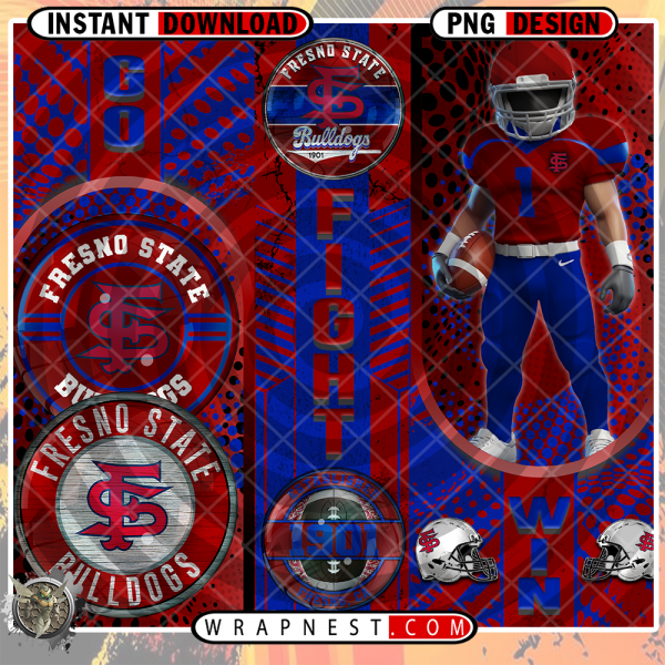FRESNO STATE GO FIGHT WIN WRAP