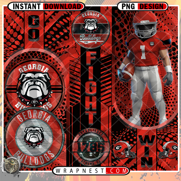 GEORGIA GO FIGHT WIN WRAP