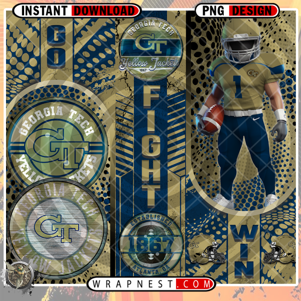 GEORGIA TECH GO FIGHT WIN WRAP