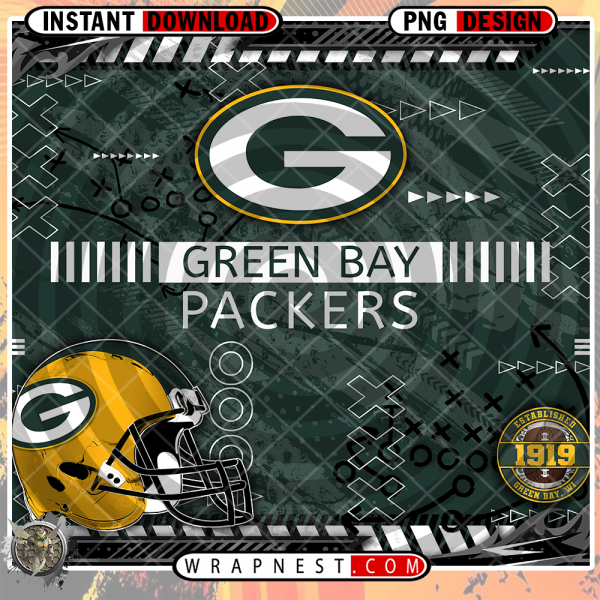 PACKERS X's & O's WRAP