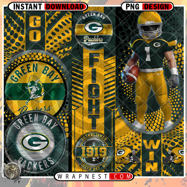 PACKERS GO FIGHT WIN WRAP