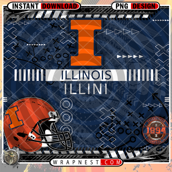 ILLINI X's & O's WRAP