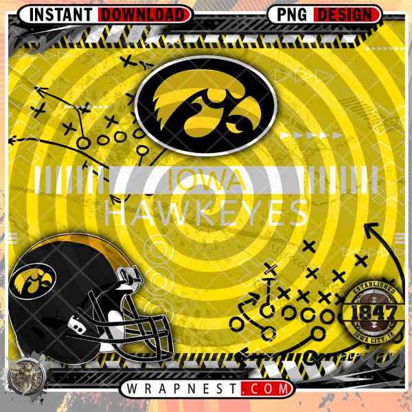 HAWKEYES X's & O's WRAP