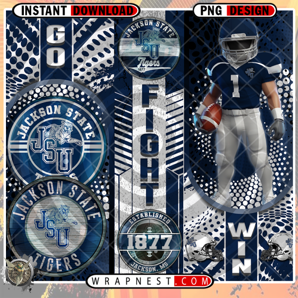 JACKSON STATE GO FIGHT WIN WRAP