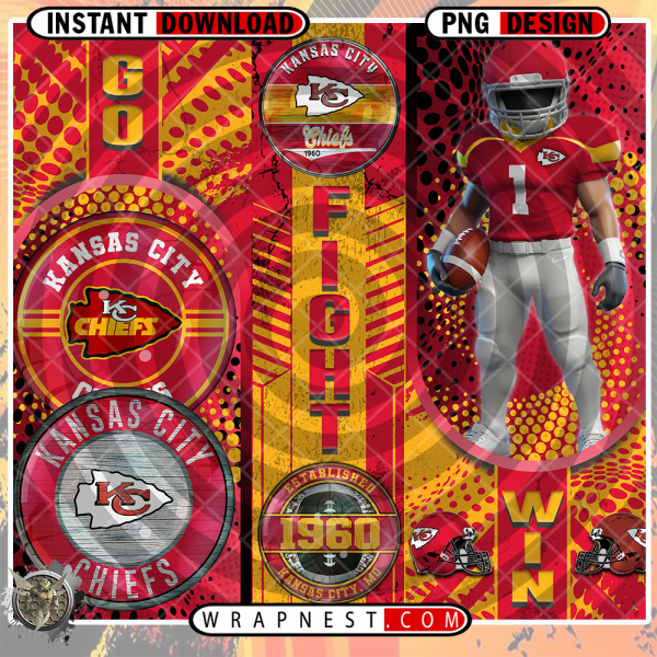 CHIEFS GO FIGHT WIN WRAP