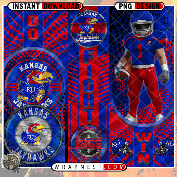 KANSAS GO FIGHT WIN WRAP