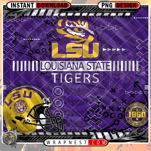 TIGERS X's & O's WRAP