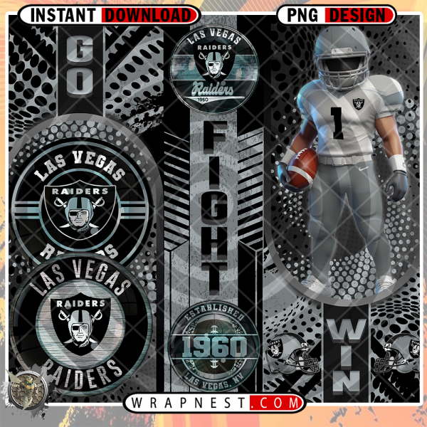 RAIDERS GO FIGHT WIN WRAP