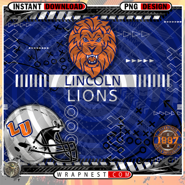 LIONS X's & O's WRAP