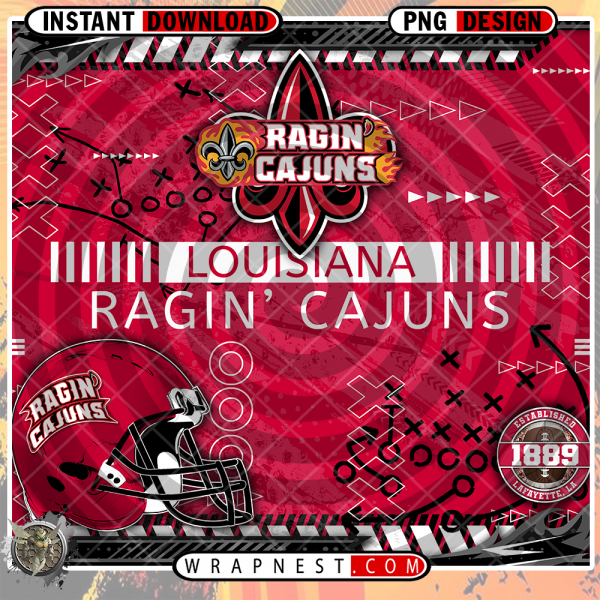 RAGIN' CAJUNS X's & O's WRAP