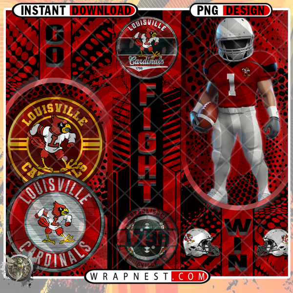 LOUISVILLE GO FIGHT WIN WRAP