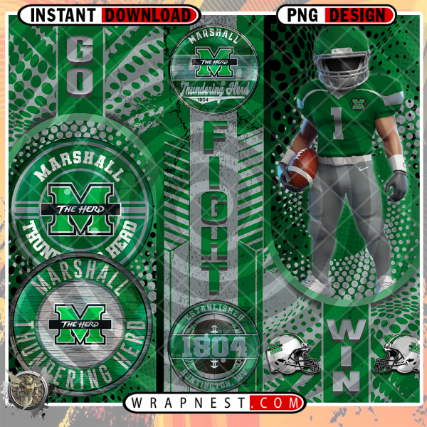 MARSHALL GO FIGHT WIN WRAP