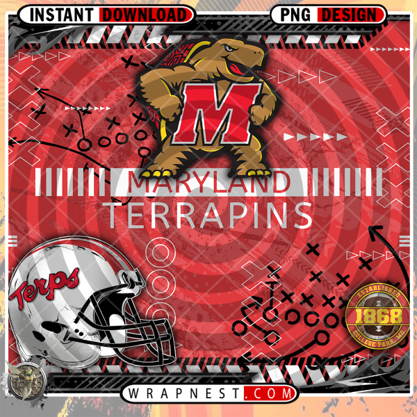 TERRAPINS X's & O's WRAP