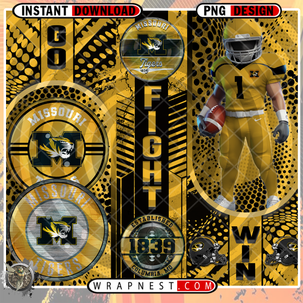 MISSOURI GO FIGHT WIN WRAP