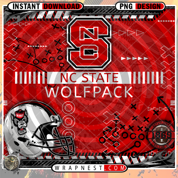 WOLFPACK X's & O's WRAP
