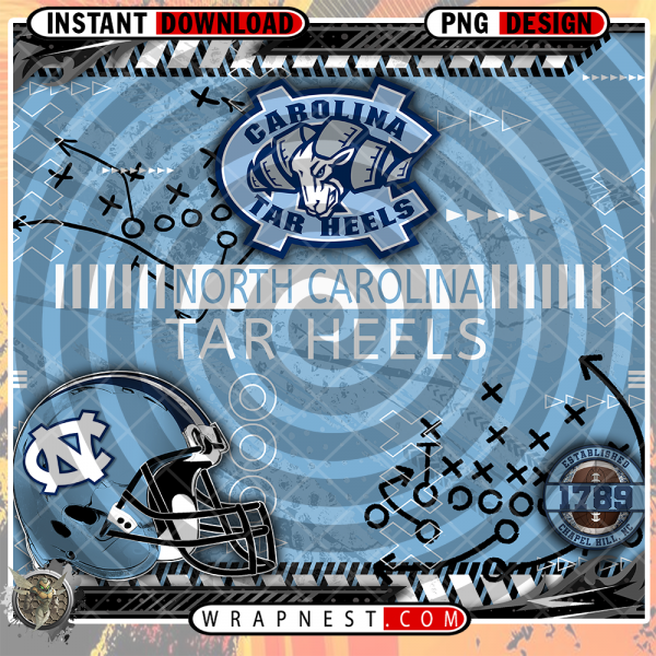 TAR HEELS X's & O's WRAP